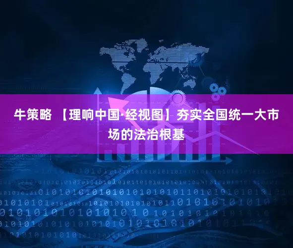牛策略 【理响中国·经视图】夯实全国统一大市场的法治根基