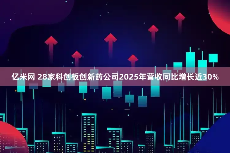 亿米网 28家科创板创新药公司2025年营收同比增长近30%